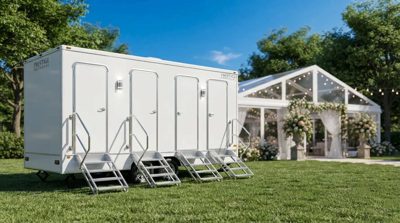 4 Stall Restroom Trailer in Salem, OR