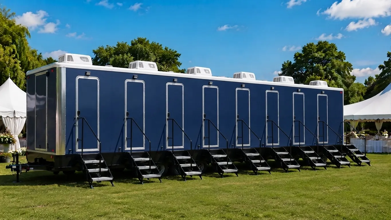 8 Stall Restroom Trailer in Salem, OR
